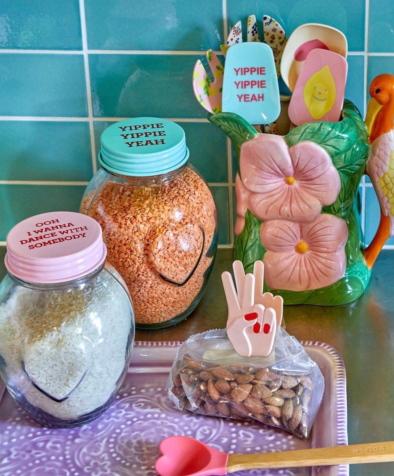 Glass Storage Jar Lid