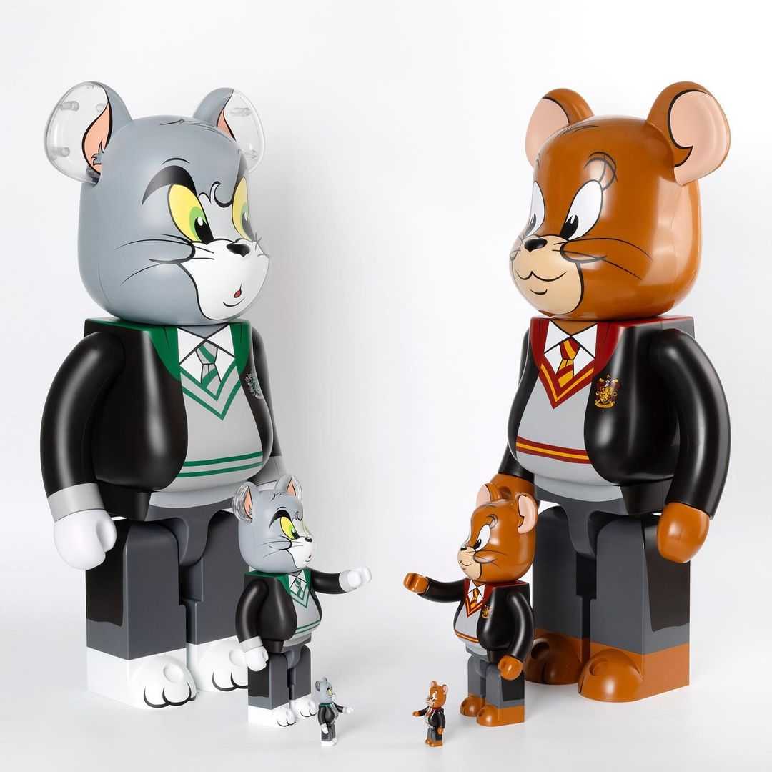 Be@rbrick Tom & Jerry Hogwarts 100%+400% , 1000%
