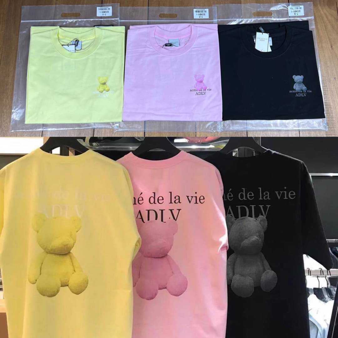  📌(ทักเชทก่อนสั่งซื้อ) ​   ADLV  T-SHIRT  BABY FACE SHORT SLEEVE oversize