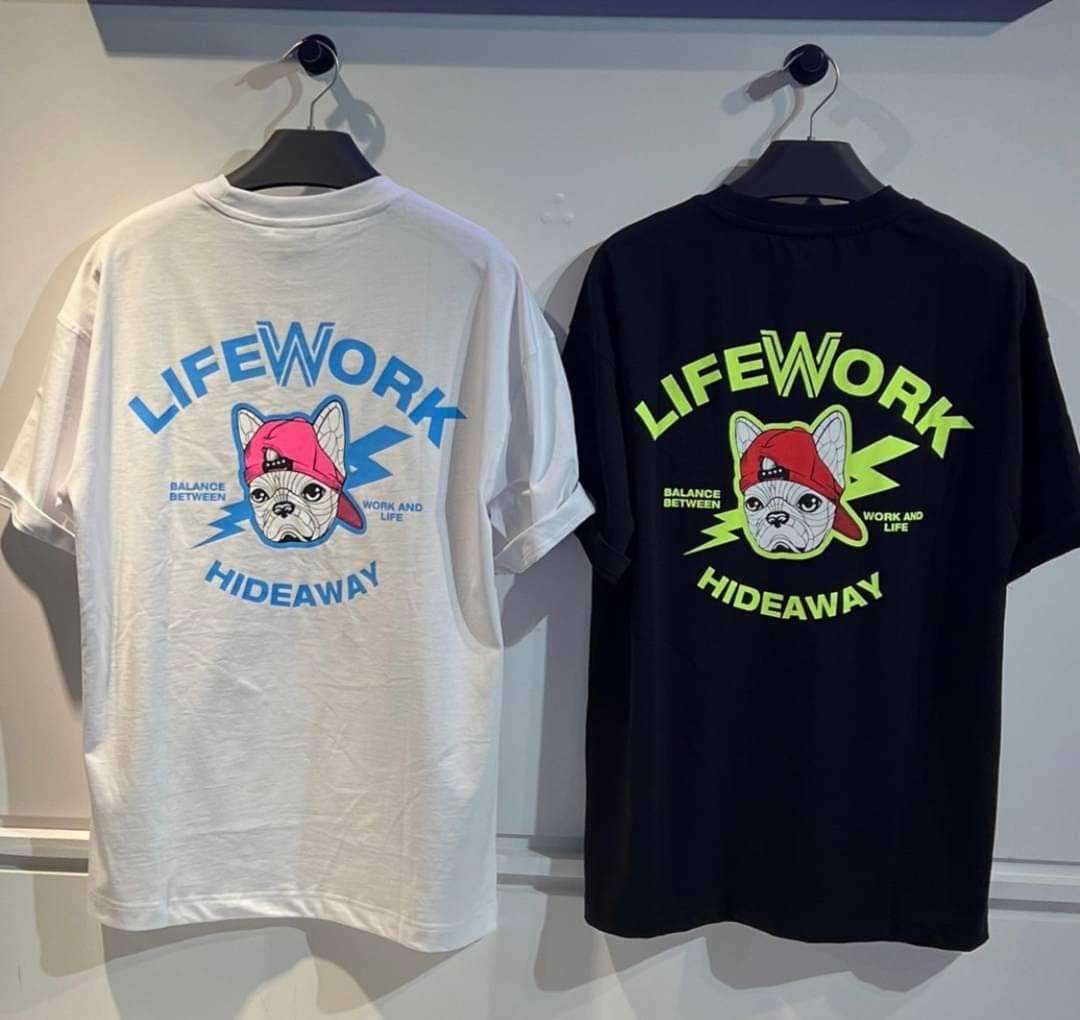 📌(ทักเชทก่อนสั่งซื้อ) ​   Life Work T-shirt  