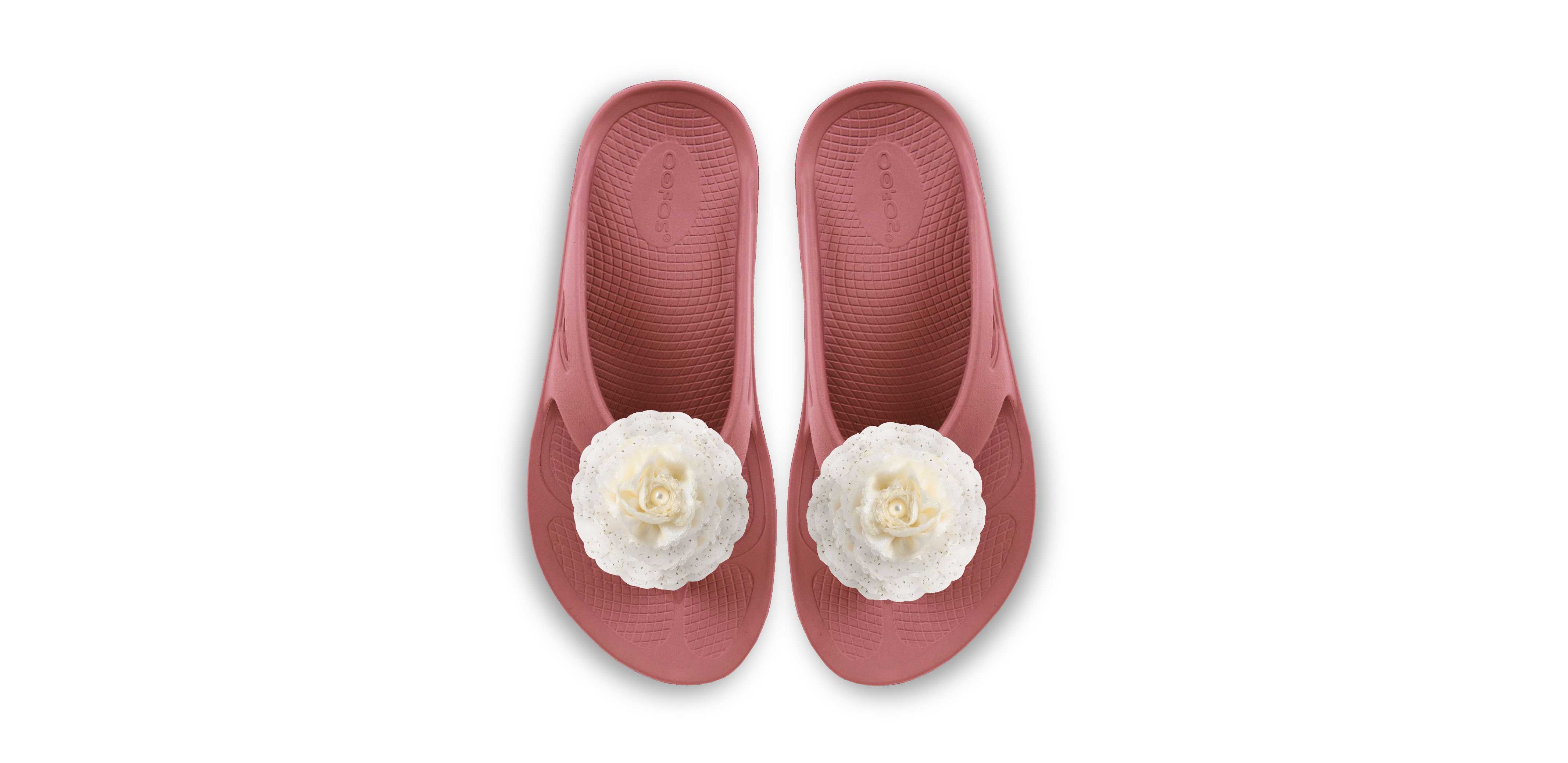 VALENTI PEARL ROSE - ดอกไม้ตกแต่งรองเท้าแตะหนีบ