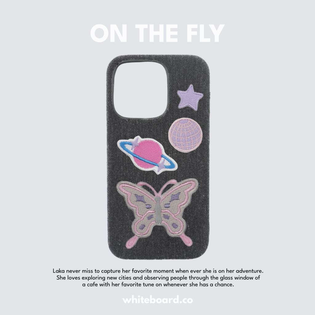 Whiteboard.co Phone Case - On the Fly เคสโทรศัพท์ยีนส์