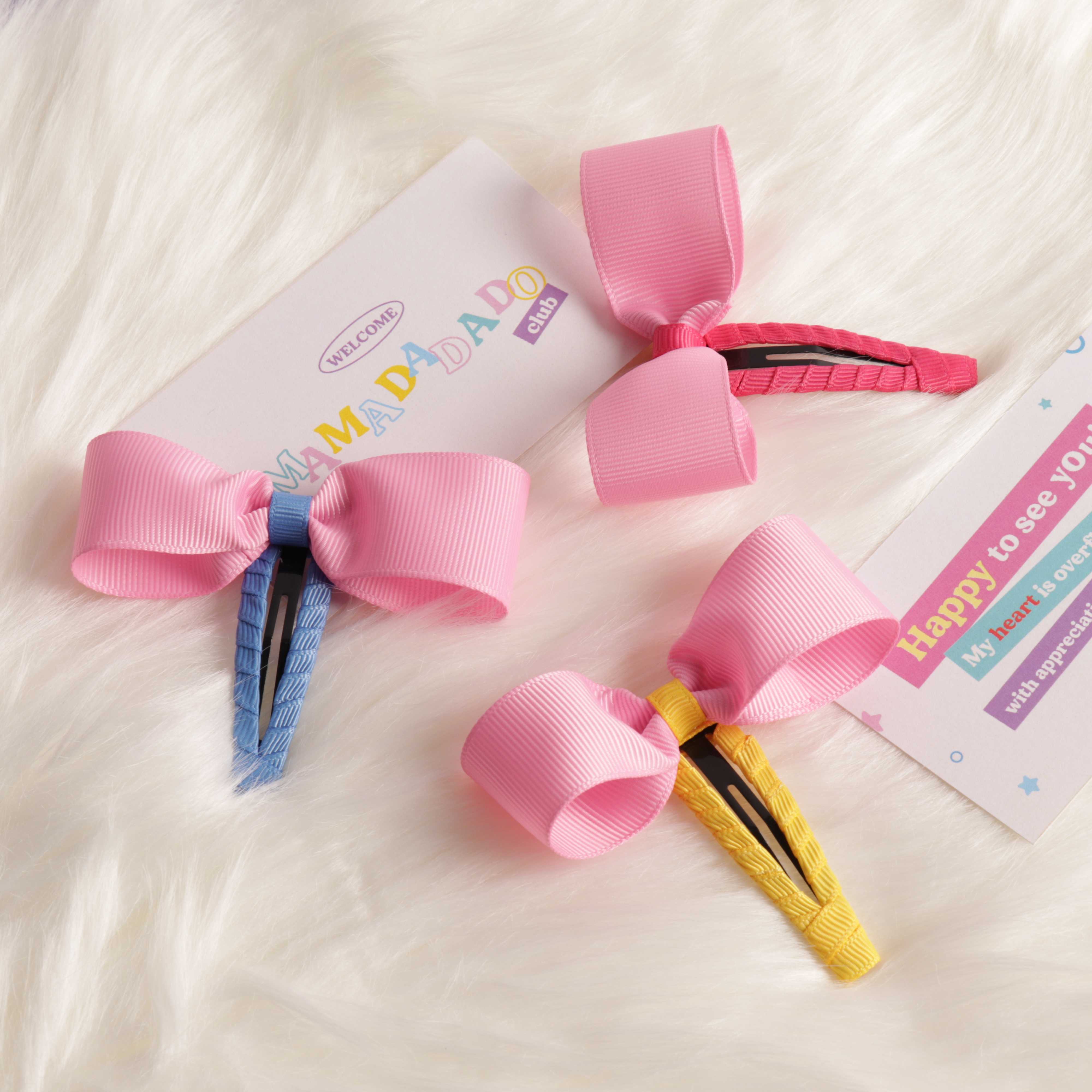 Tiny Bow - Cherry Blossom  กิ๊บติดผมน่ารัก แบรนด์ Mamadadado