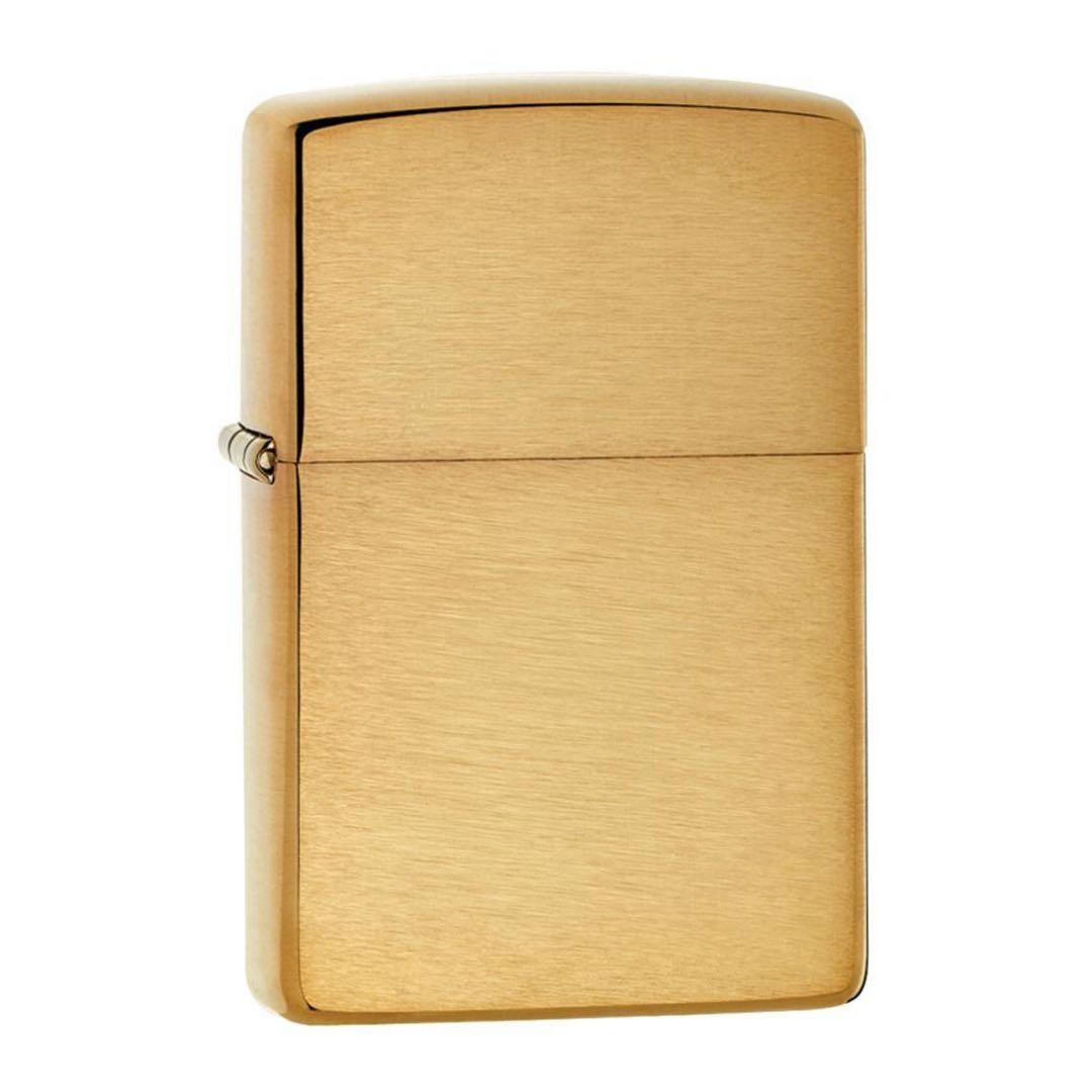 Zippo ไฟแช็กรุ่น 168 Armor Brushed Brass