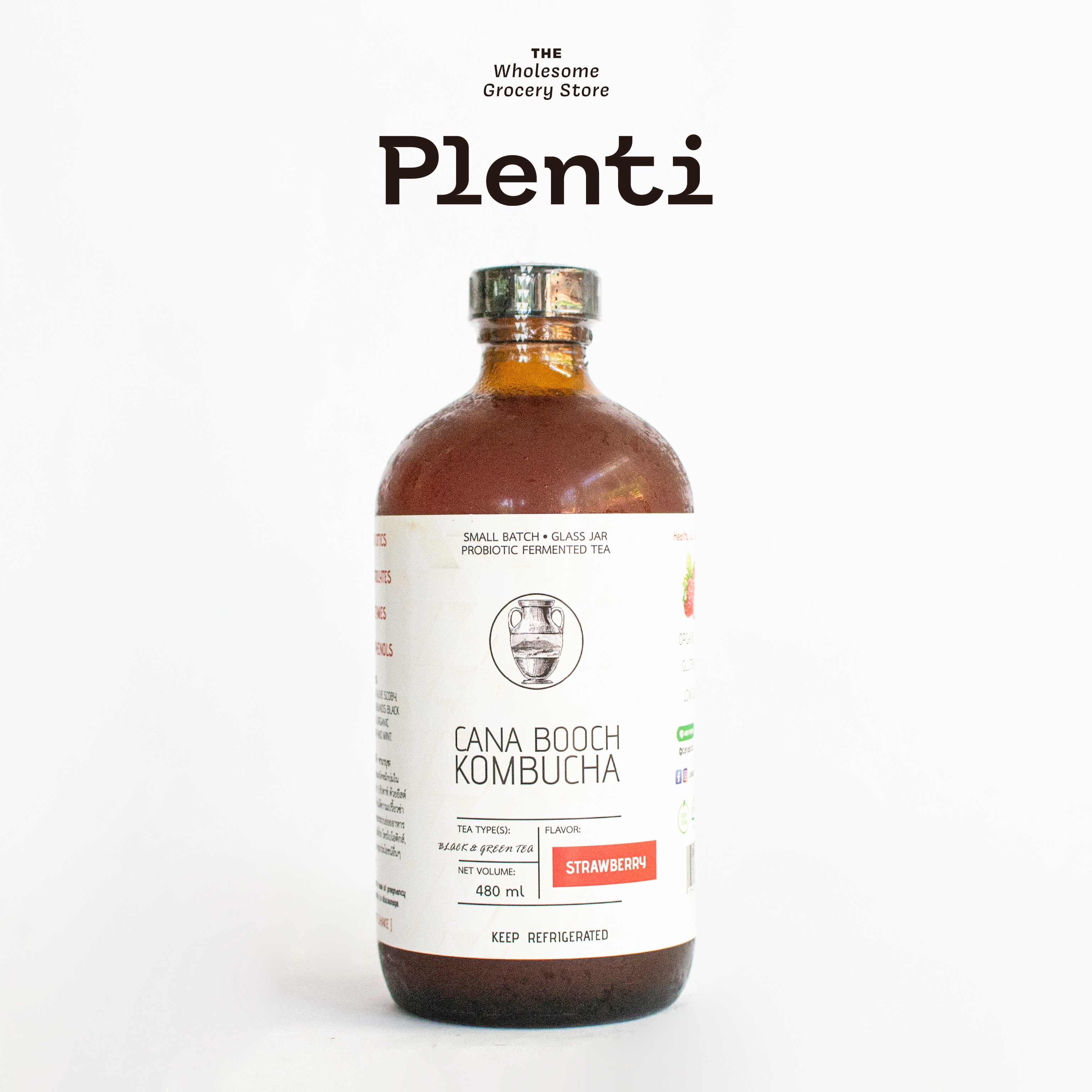 KOMBUCHA | คอมบูชา Strawberry | รสสตรอเบอรี่