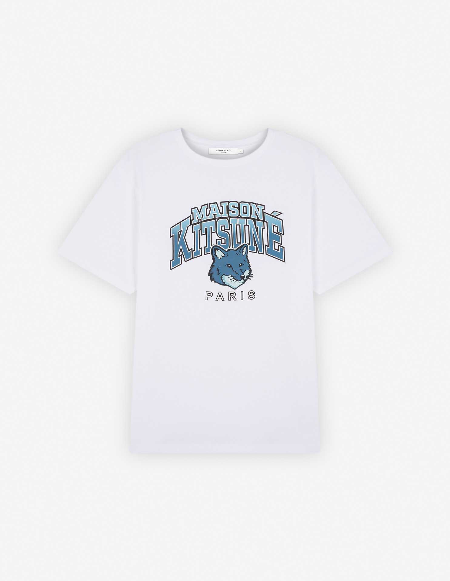 CAMPUS FOX RELAXED TEE SHIRT - WHITE