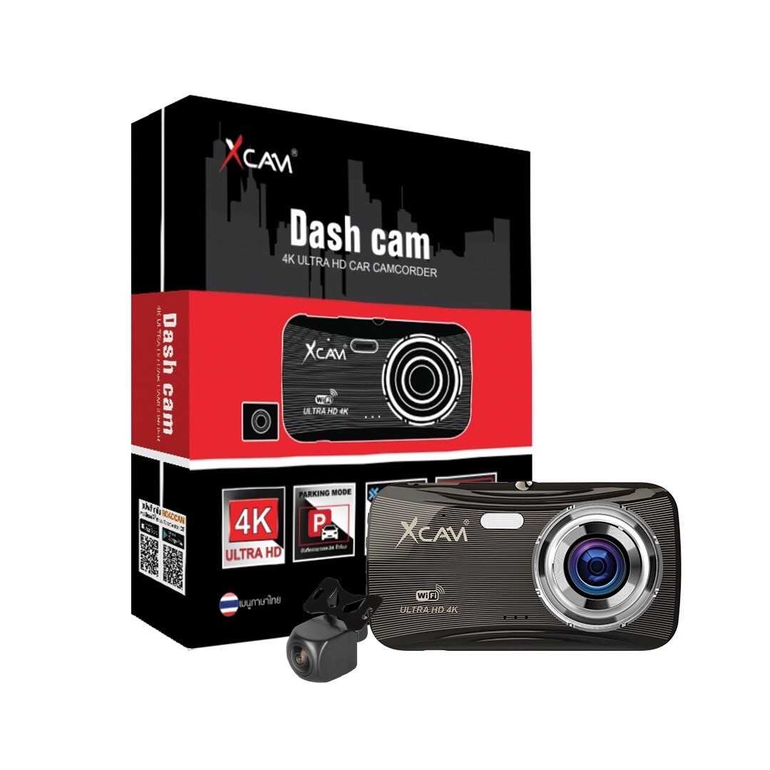 Xcam กล้องติดรถยนต์(หน้าและหลัง) : X139Pro 4K