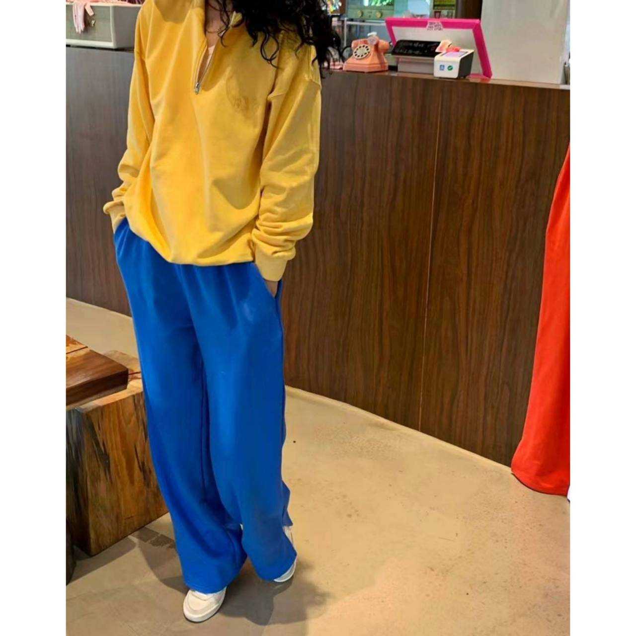 BANDED WAIST COLORED SWEATPANTS