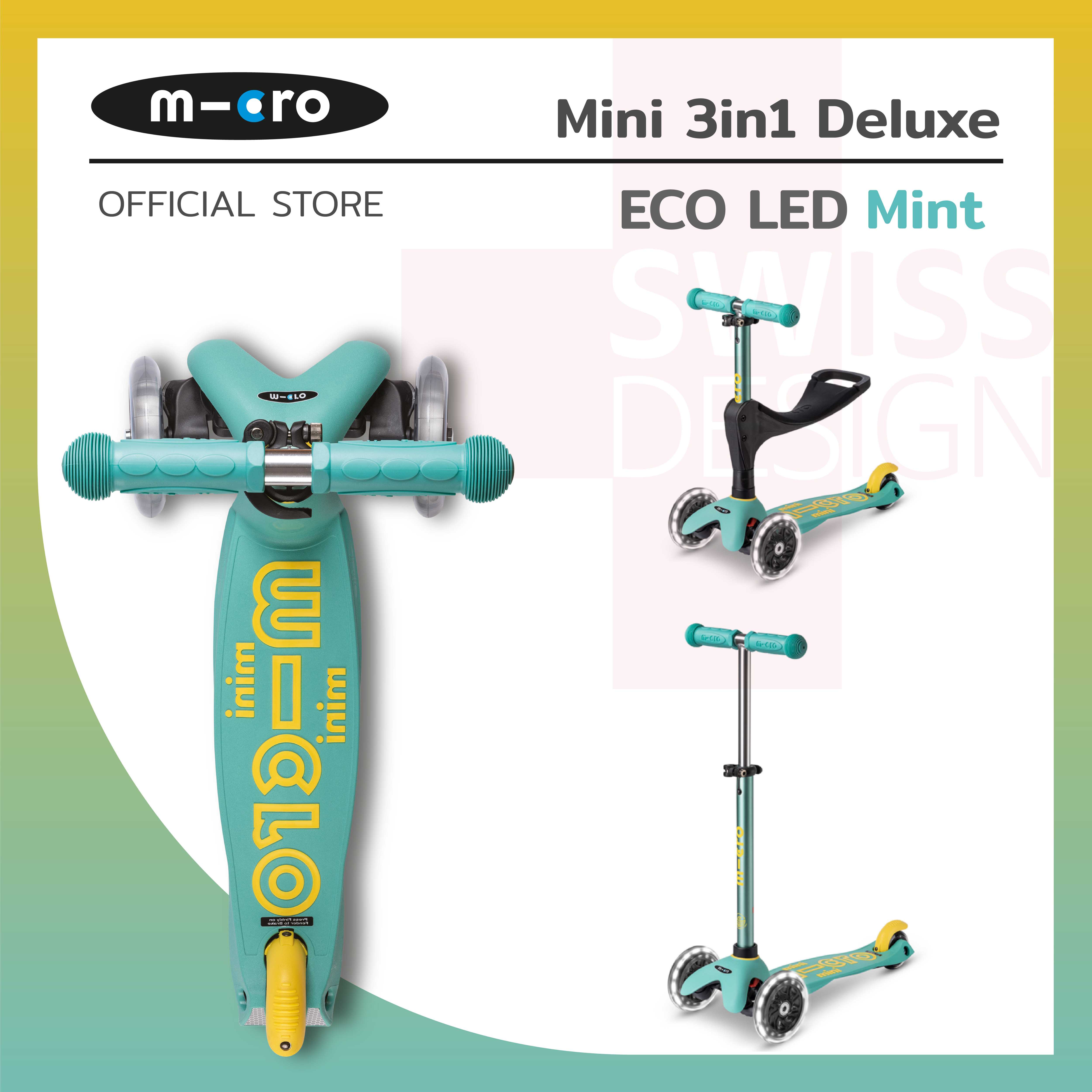 Micro Mini 3-in-1 Deluxe ECO LED Mint