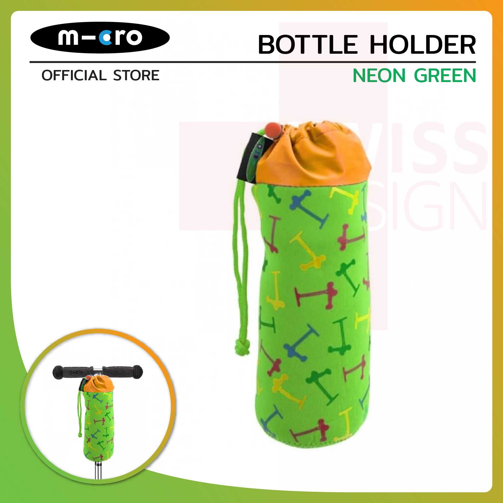 Micro Bottle Holder Neon Green