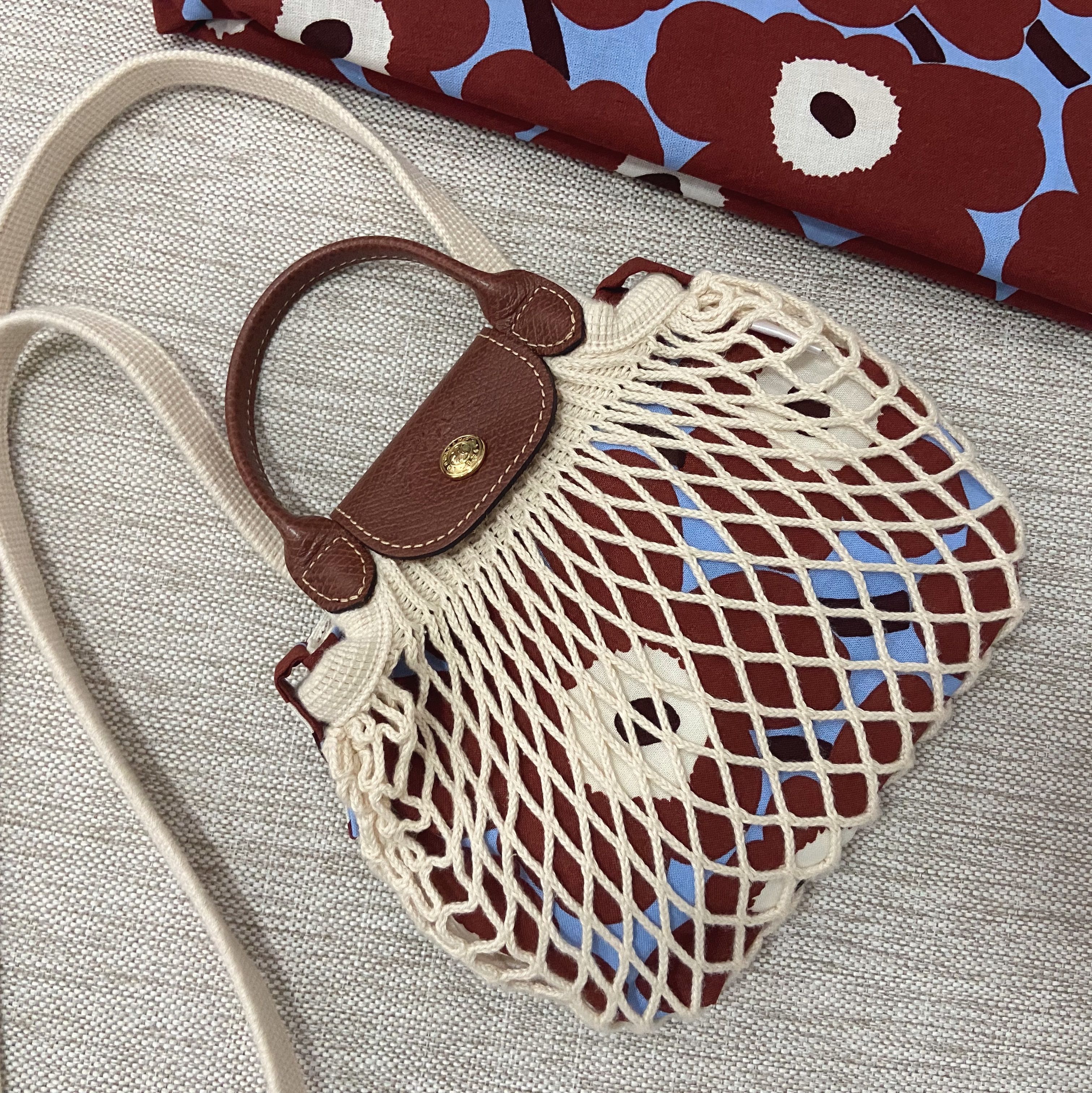 Bag in Bag กระเป๋าไส้ในไซส์ XS 🧺ผ้าMarimekko📌จัดส่งหลังจากกดสั่ง 7-10วัน