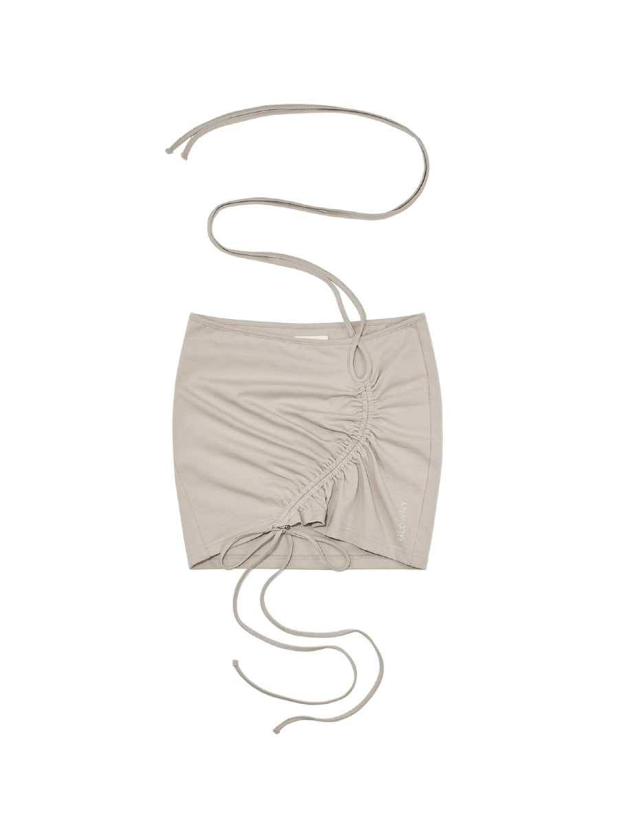 (pre,รวมส่ง) tampa shirring skirt /glowny