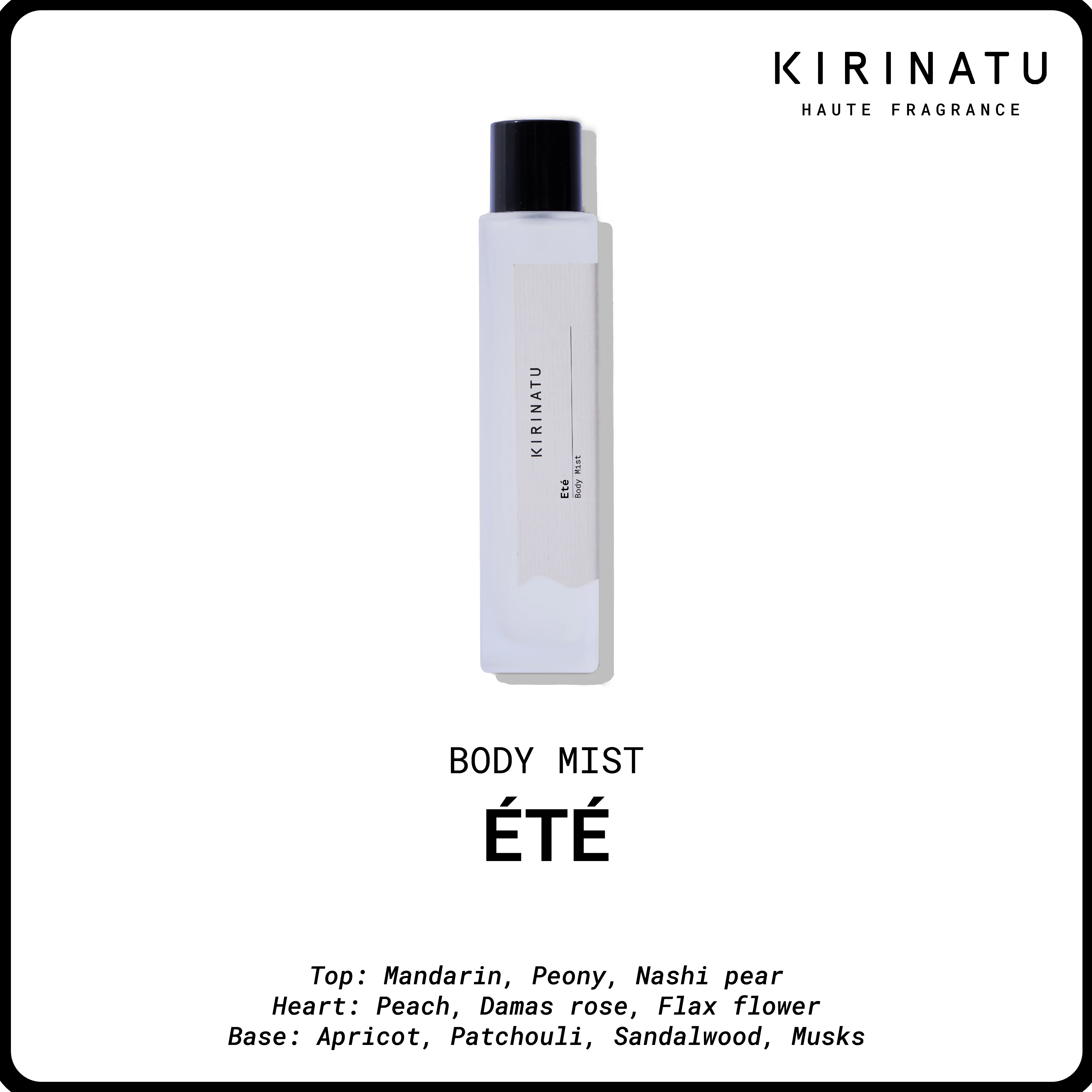 KIRINATU Body Mist - Été (100ml)