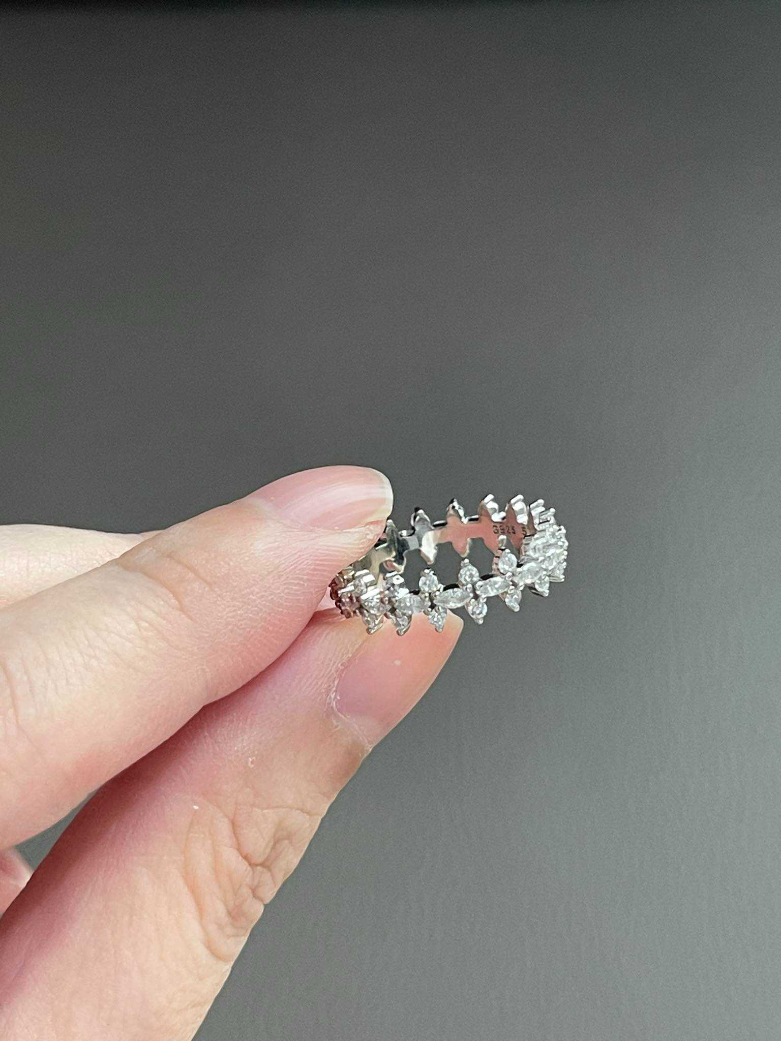 แหวน marquise flower diamond