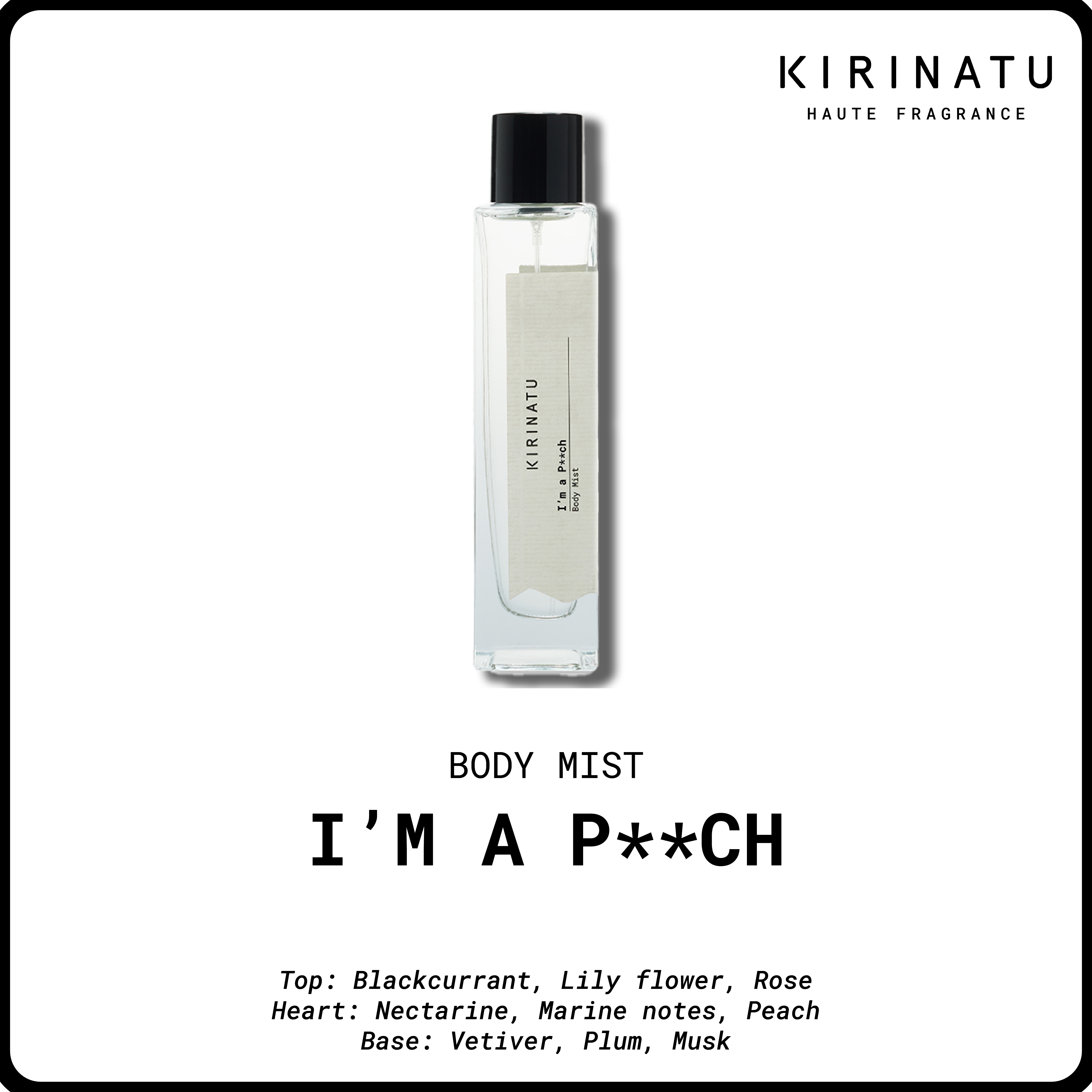 KIRINATU Body Mist - I'm a Peach (100ml.)
