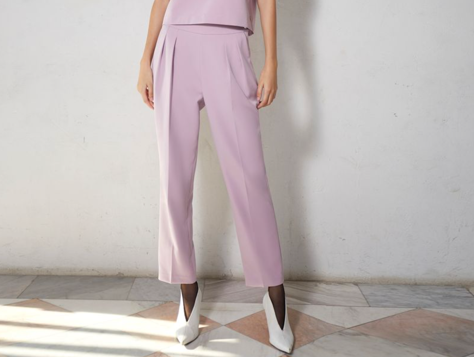กางเกงขายาวทรงสลิม | Slim Fit Trousers | 04681