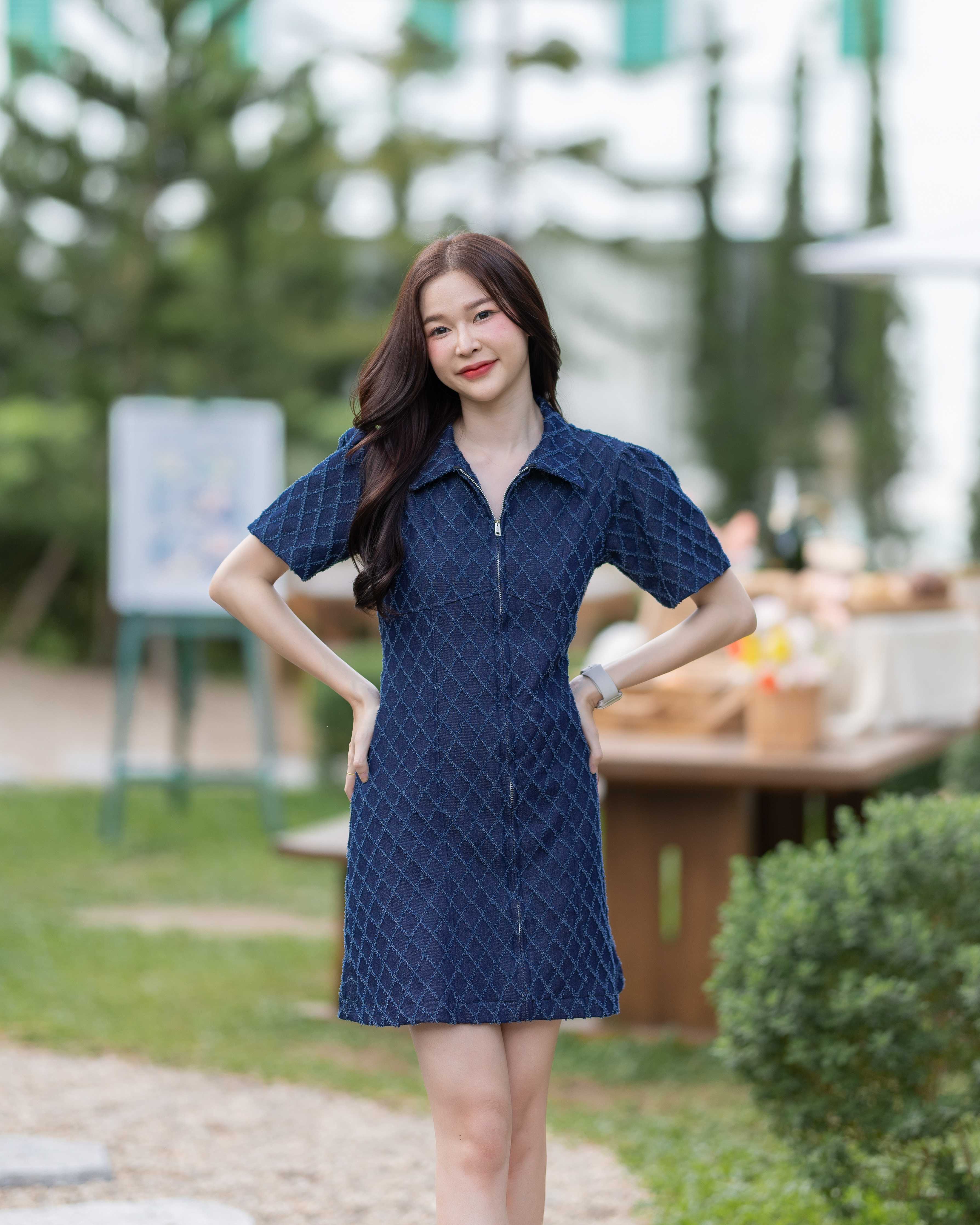 Alice denim dress - dark blue