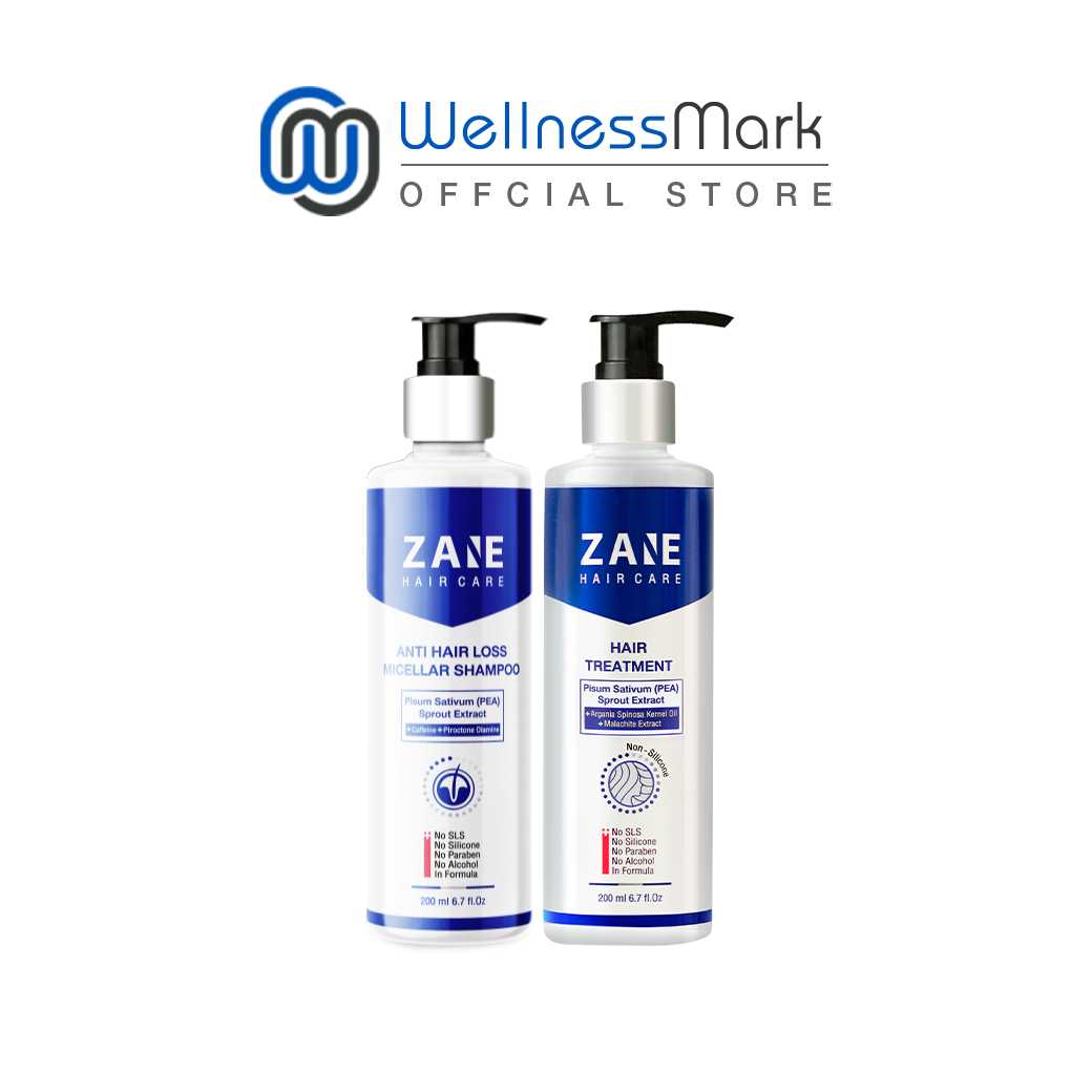 Zane Micellar Shampoo (200ml.) 1 กล่อง + Zane Treatment (200 ml) 1 กล่อง