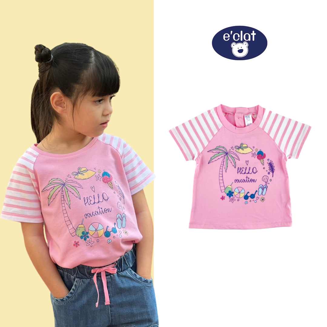 e'clat เสื้อแขนสั้น SKU-6792