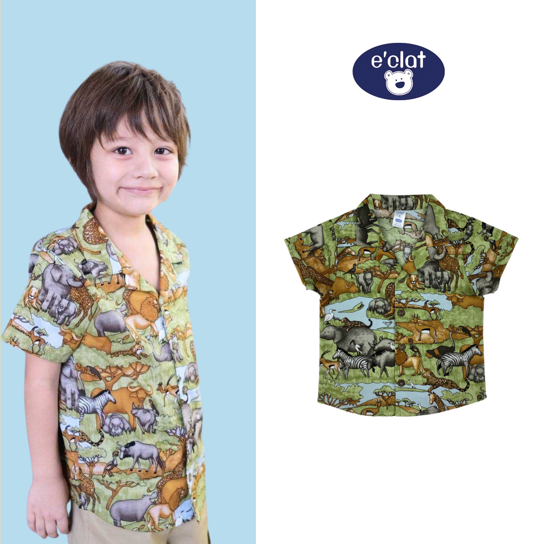e'clat เสื้อเชิ้ตเด็กชาย SKU 7741