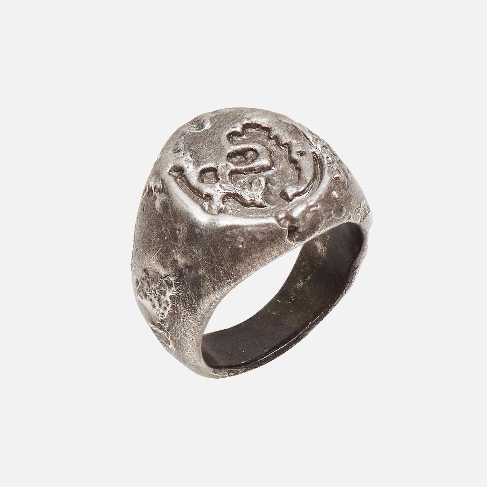 Shadow Moon 925 Silver Destroyed Rings