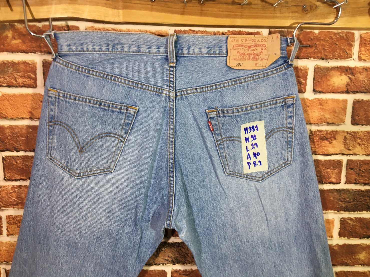 รหัส11387 Levi's501 Made in Turkey เลขกระดุม247 วัดจริง เอว32