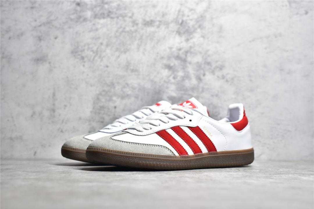     📌(ทักเชทก่อนสั่งซื้อ)   Adidas Samba White Better Scarlet