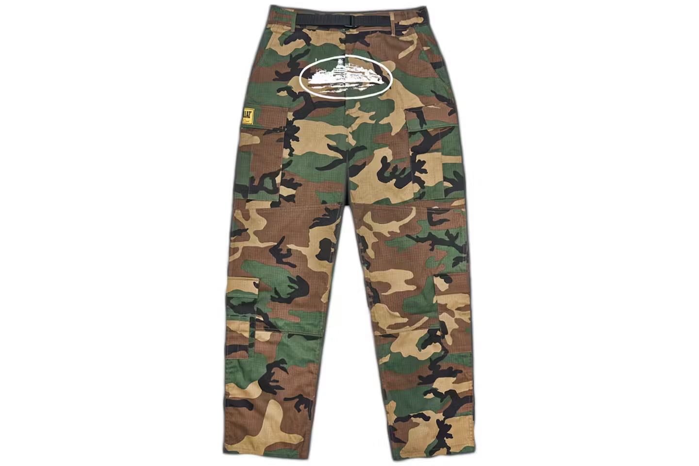 Corteiz Guerillaz Cargos Woodland Camo