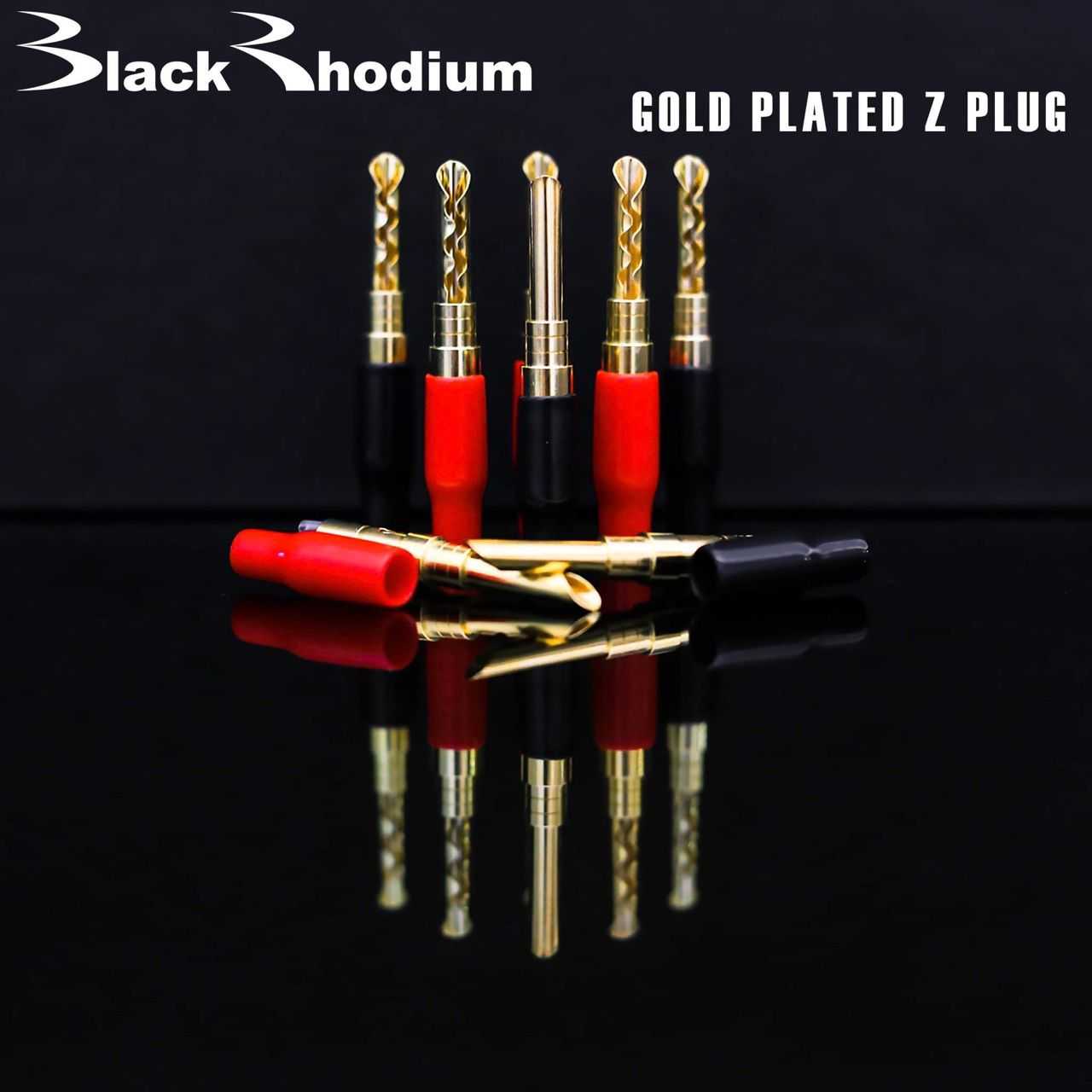 BLACK RHODIUM : Gold Plated Z Plug