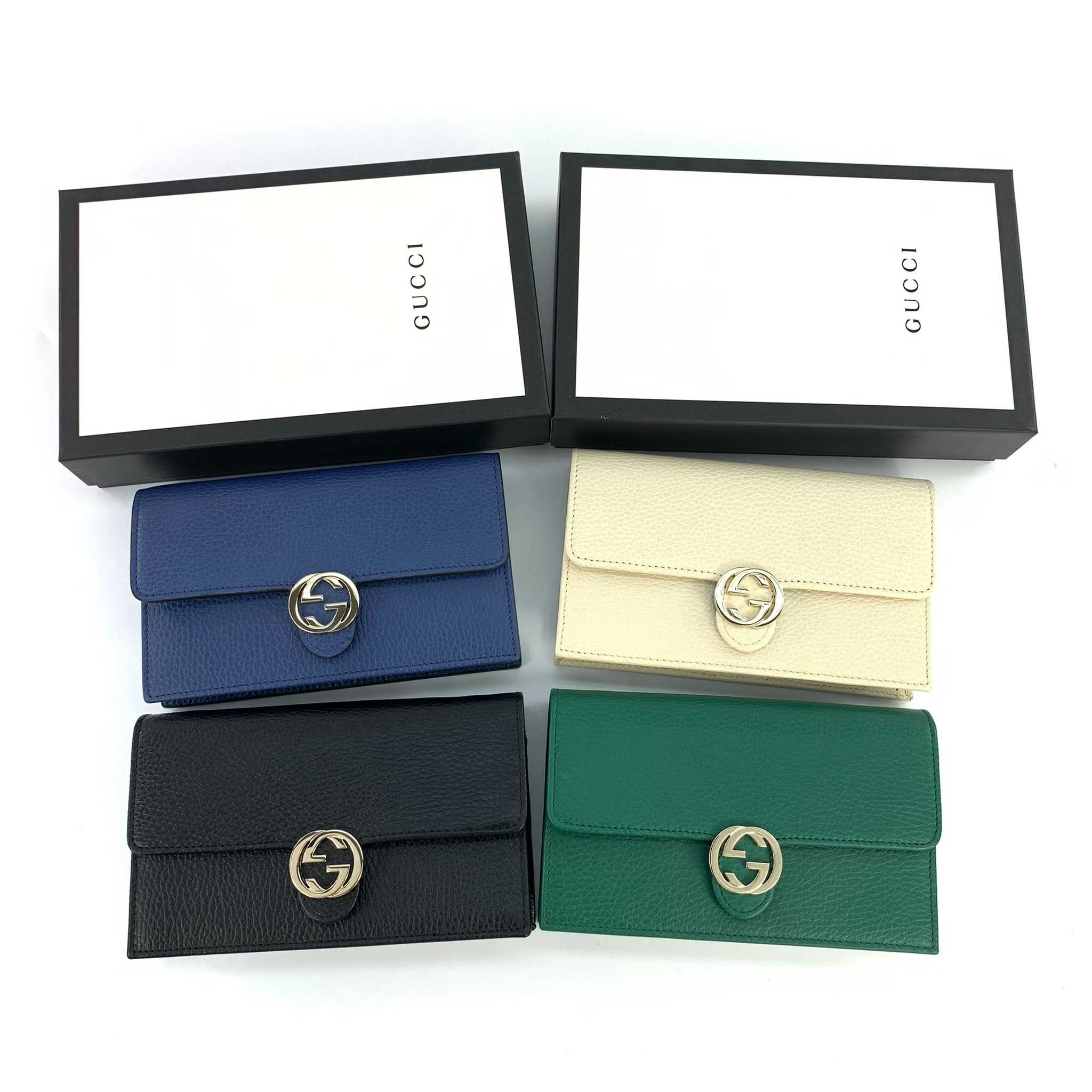     📌(ทักเชทก่อนสั่งซื้อ  New Gucci Interlock woc ดำ 