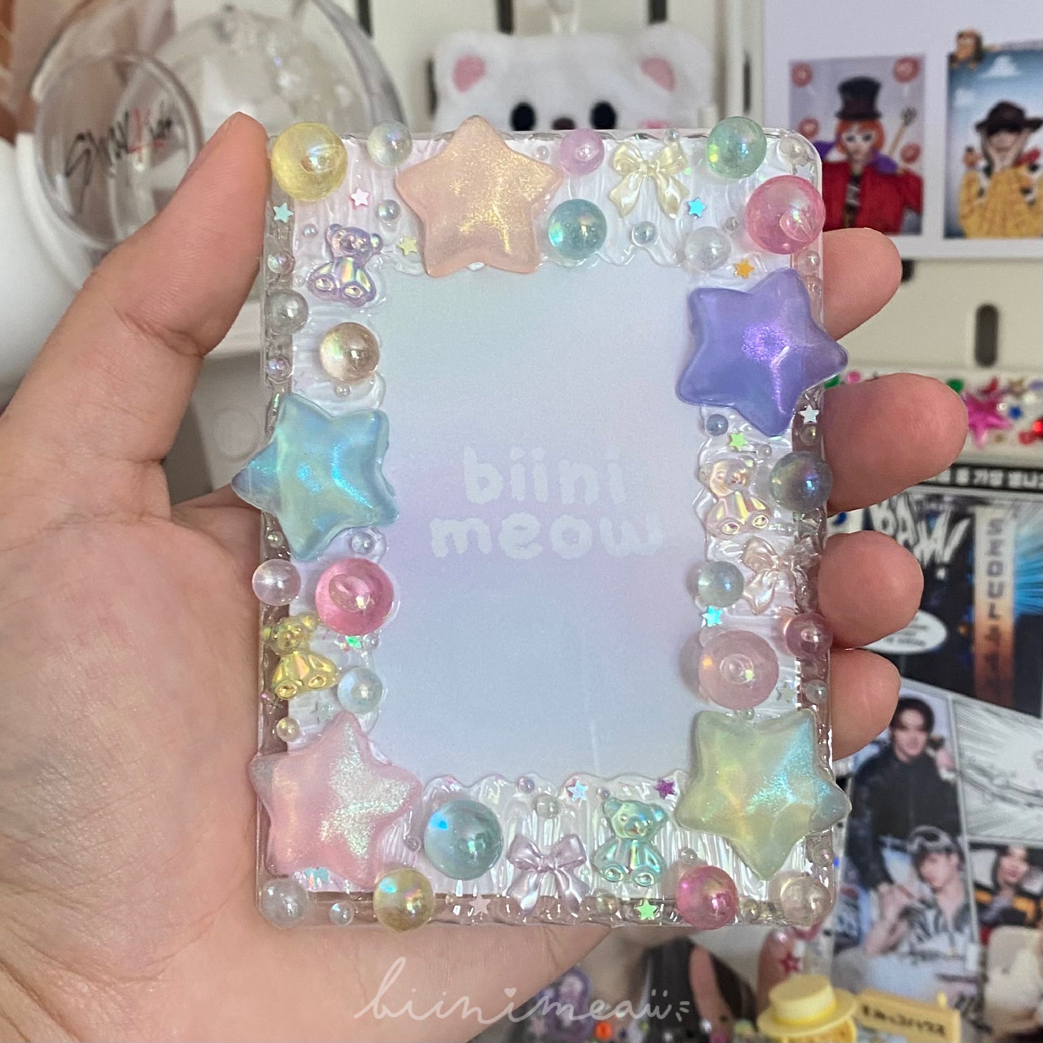 ⭐️ เฟรมการ์ดวิปครีมใส 🧸🎀