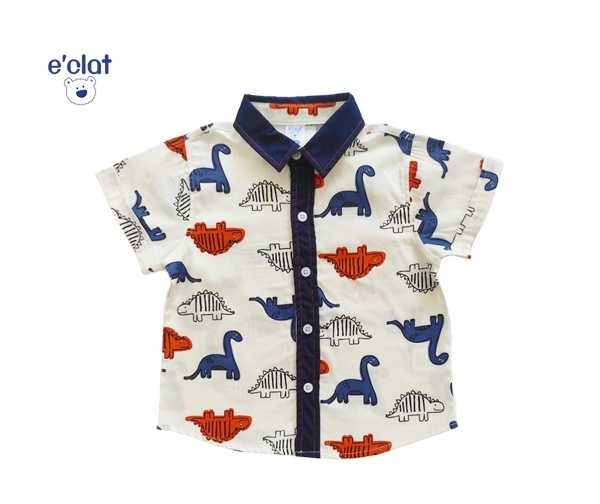 e'clat เสื้อเชิ้ตแขนสั้น SKU 7867