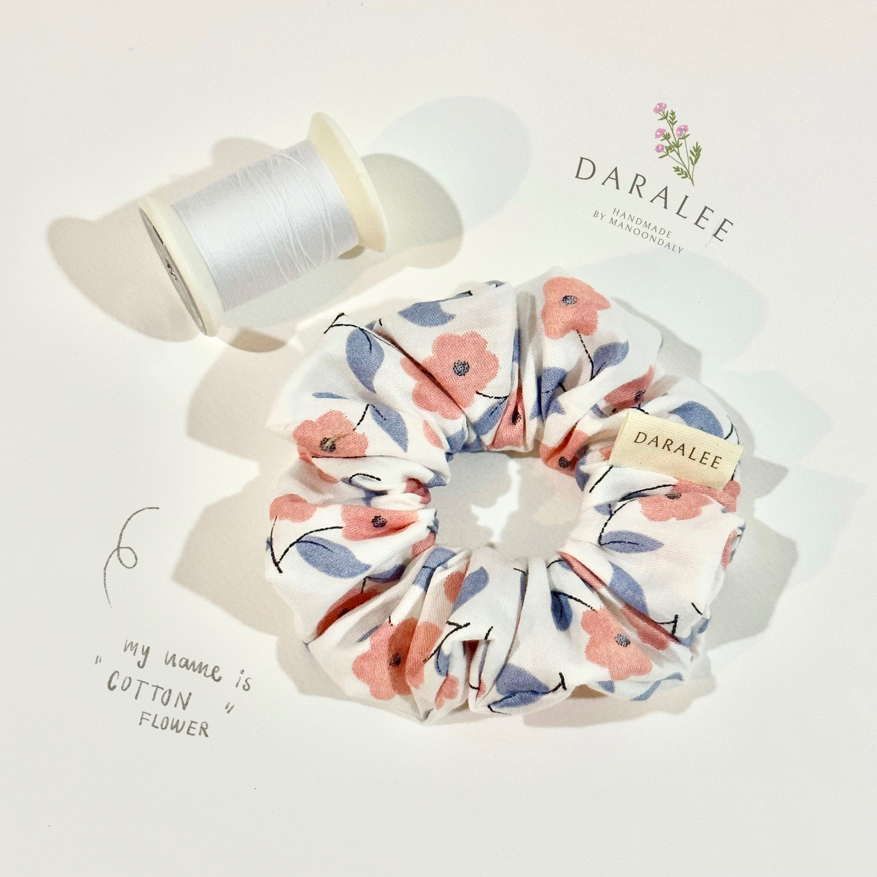 Scrunchie | Cotton flower