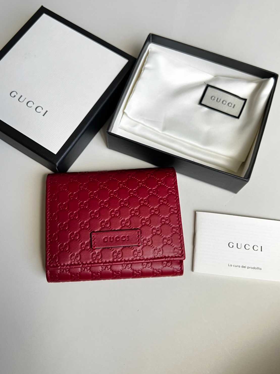 📌(ทักเชทก่อนสั่งซื้อ  Gucci  WalleMicro GG Guccissima Small French  W/Coin 