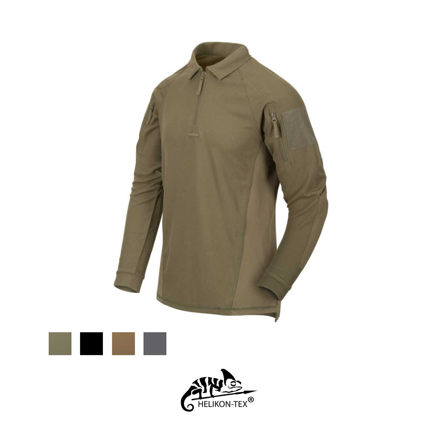 เสื้อโปโลแขนยาว RANGE POLO SHIRTมี 4 สี แบรนด์ Helikon-Tex