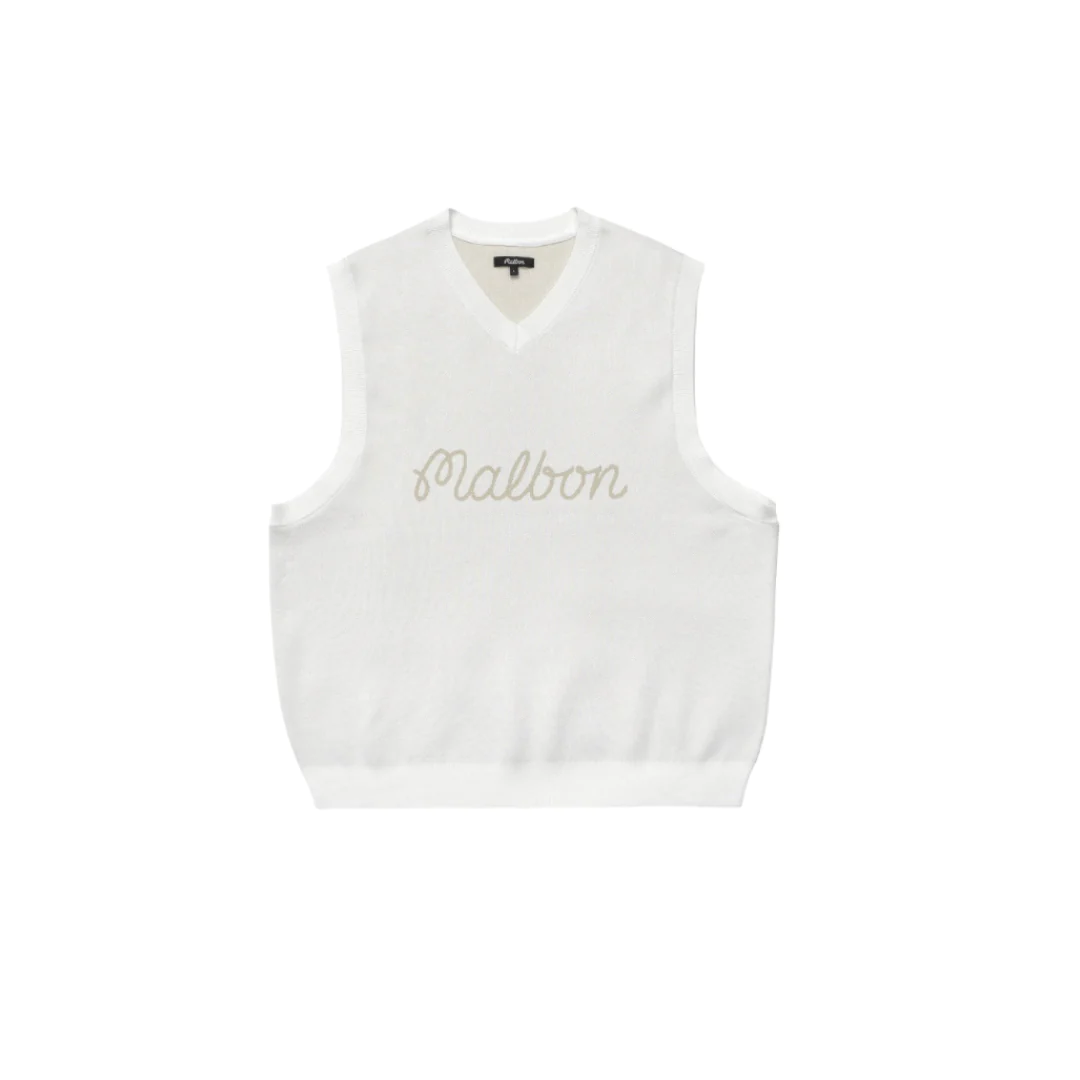 MALBON GOLF NETTLE KNIT VEST