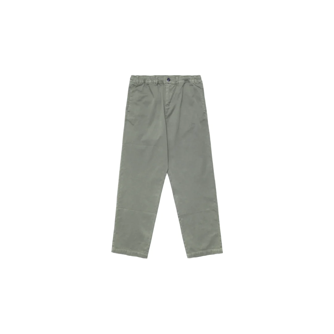 MALBON GOLF WASHED COTTON TWILL CROPPED CHINO PANT