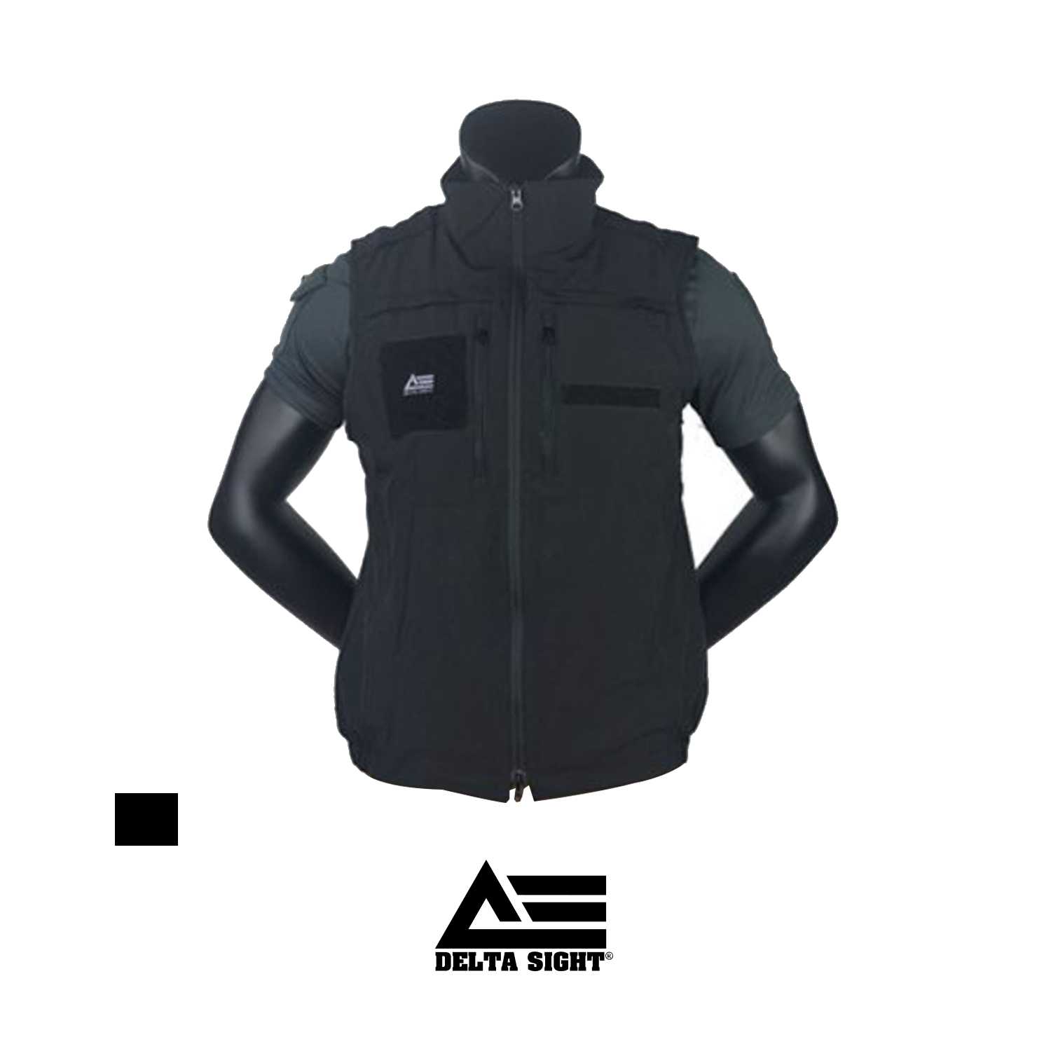 เสื้อกั๊กสีดำ รุ่น Tracker แบรนด์  Delta Sight