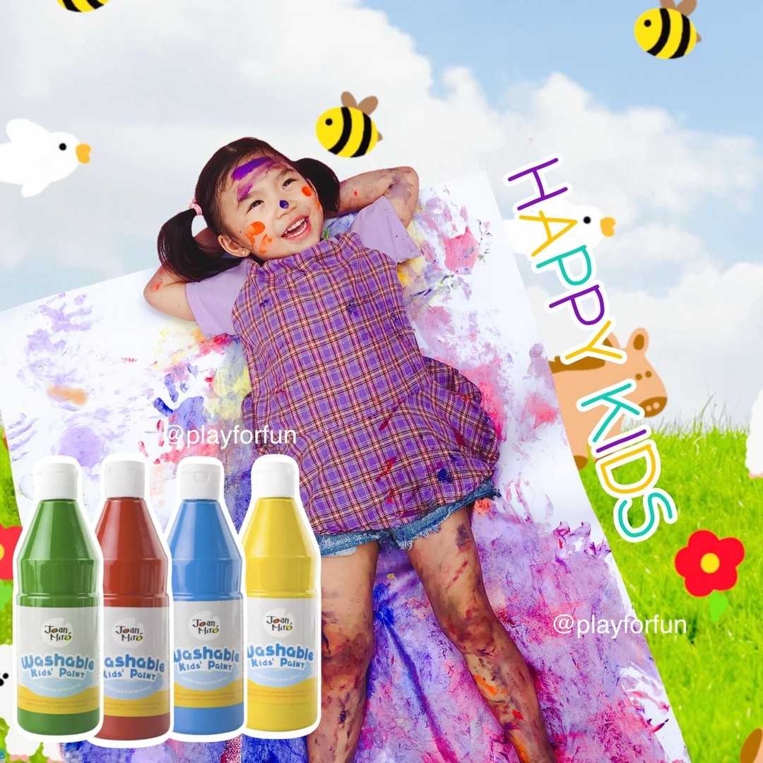 สีฟิงเกอร์เพ้นท์ขนาดใหม่‼️ ใหญ่สุดคุ้ม 500 ml._Joan miro
