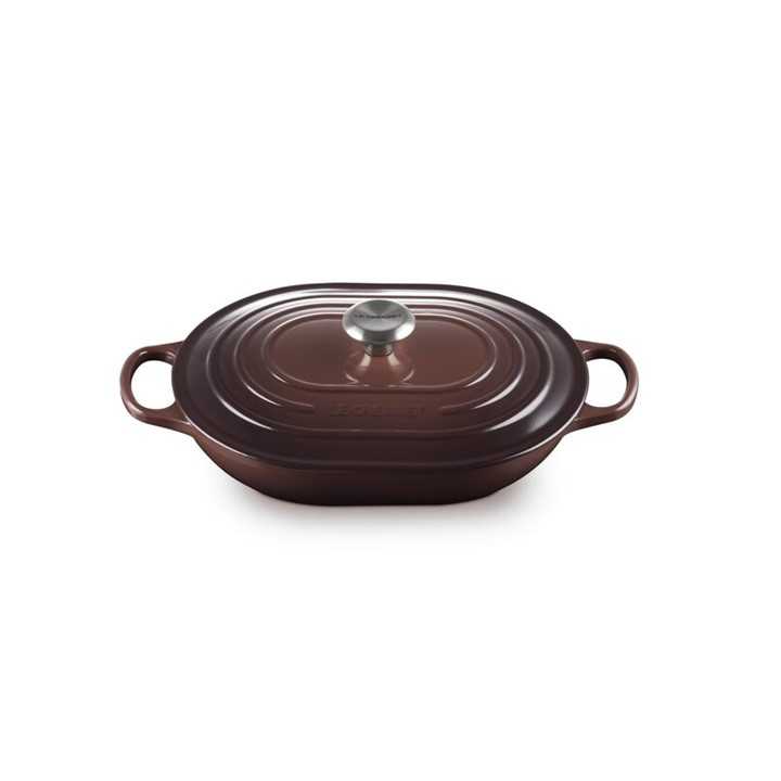 SIGNATURE OBLONG CASSROLE 31CM GANACHE