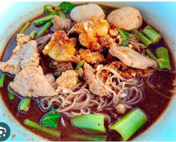 ก๋วยเตียว ร้านสะพานคู่รัก
