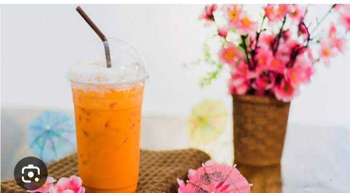 ชาเย็น ร้านสะพานคู่รัก