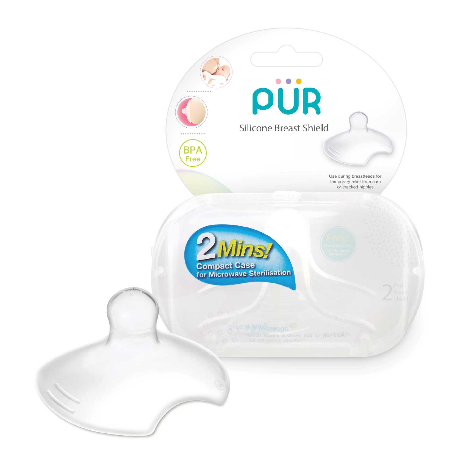 Pur ซิลิโคนป้องกันหัวนมมารดา