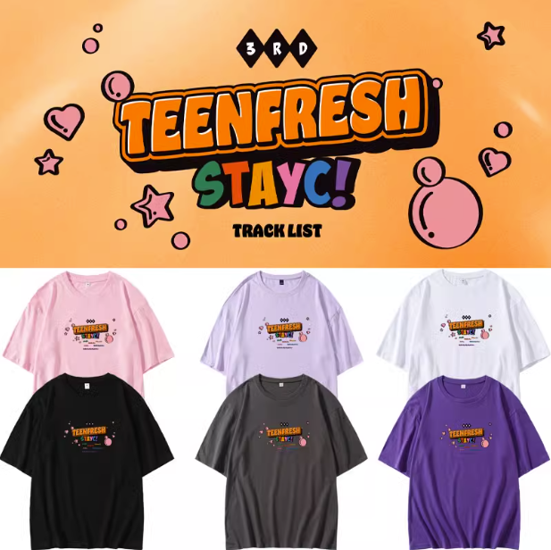 Pre-Order | เสื้อยืด STAYC : TEEN FRESH