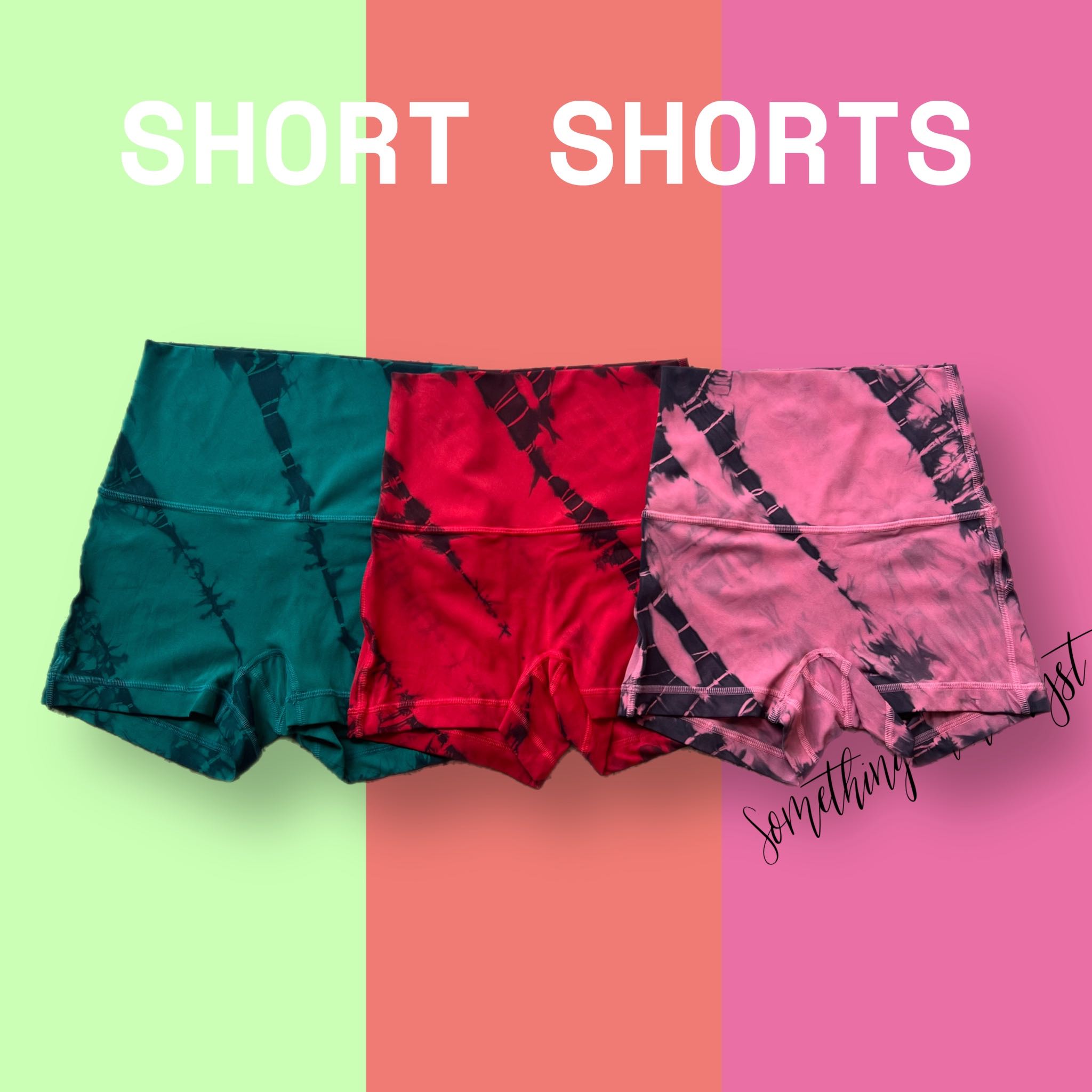 Tie Dye Short Shorts (หากไม่มี size,Preorder at Line Officials)