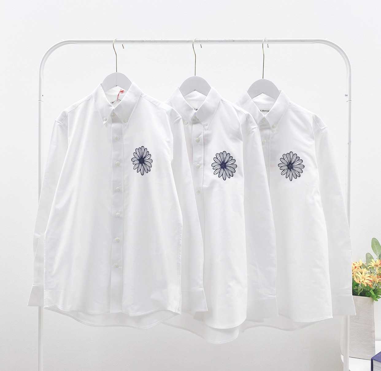 Mardi Flower Oxford Shirt