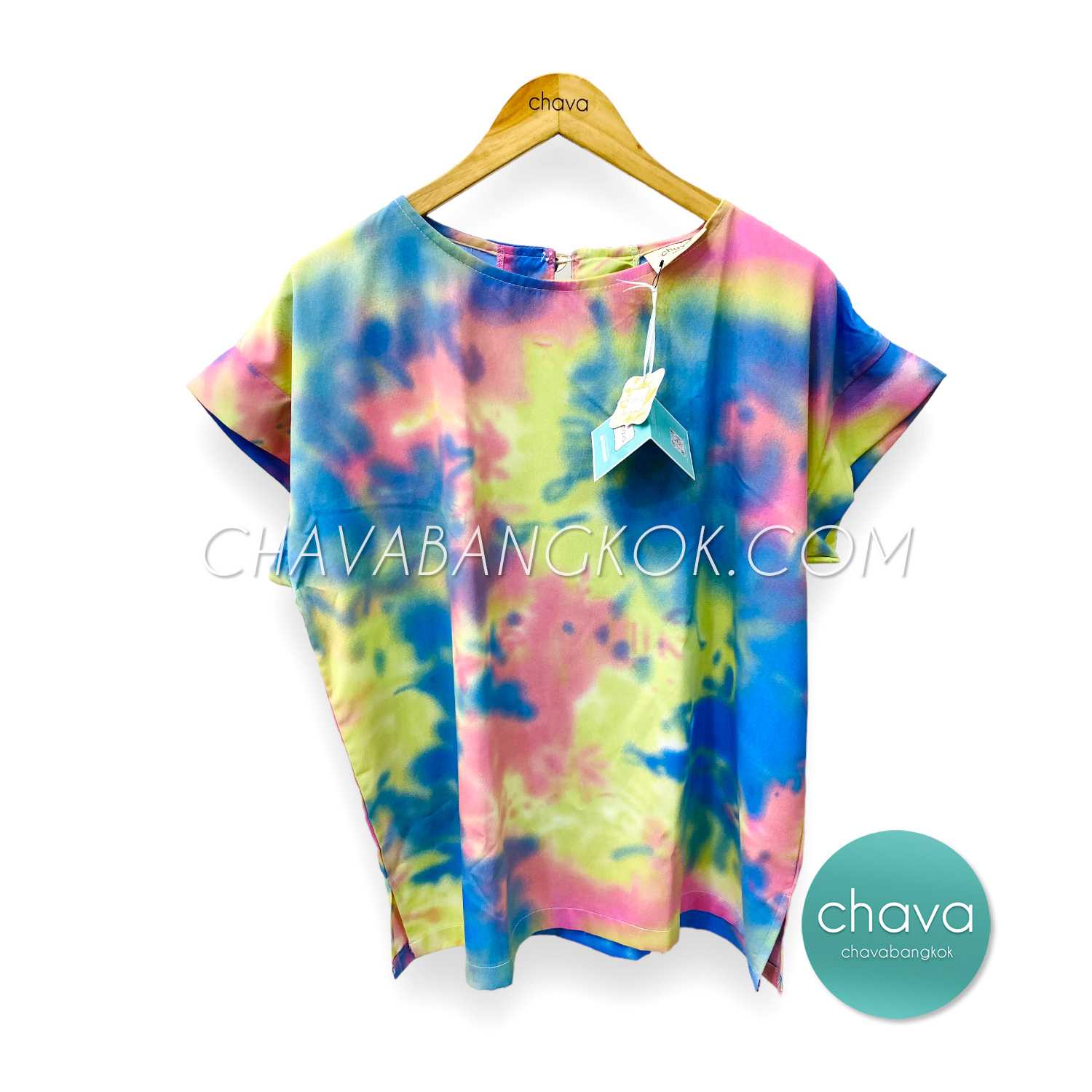 เสื้อ Top / BLOUSE (สีชมพูฟ้า)