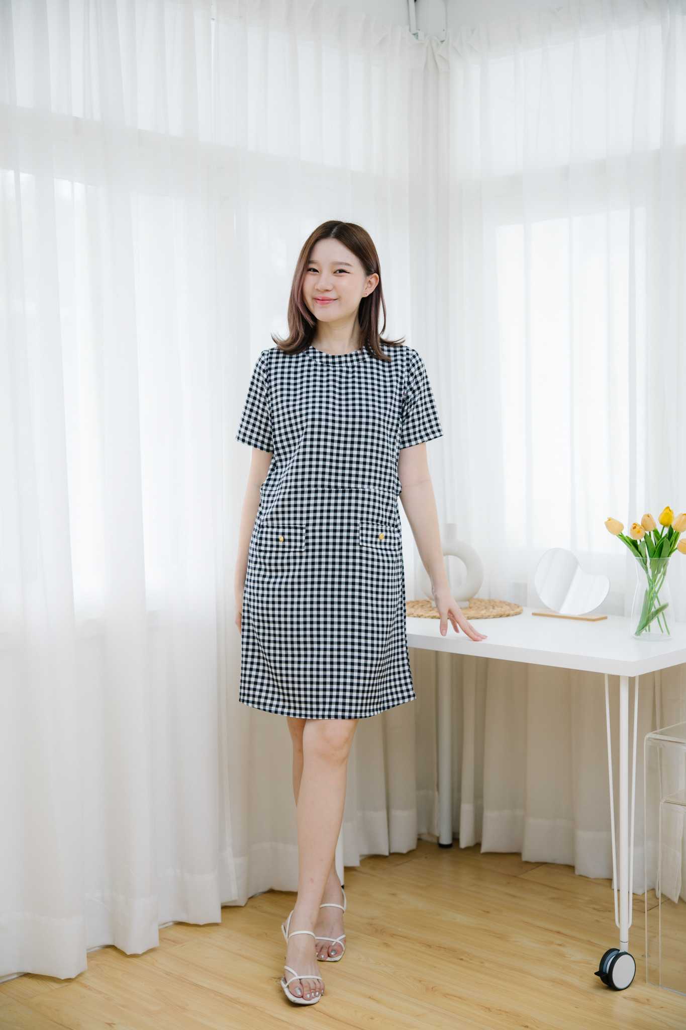 ชุดให้นม Scott pocket dress