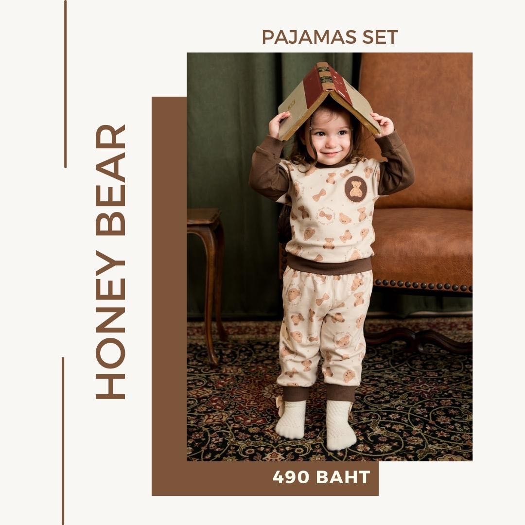 HoneyH Honey Bear 23 - Pajamas ลายหมี