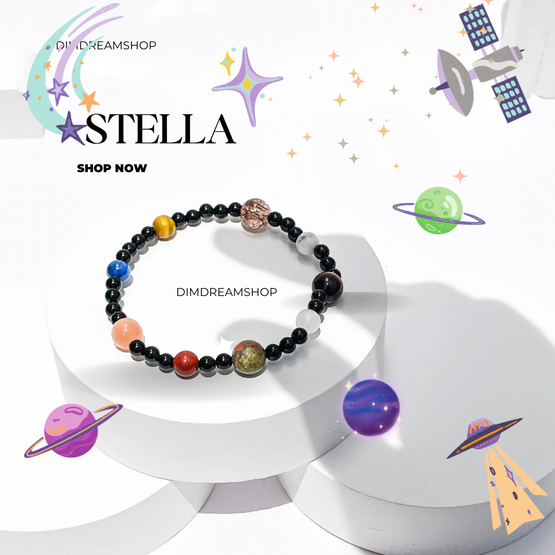 กำไลหินรุ่น STELLA งาน เงิน โชคดี รอบด้าน  ✨